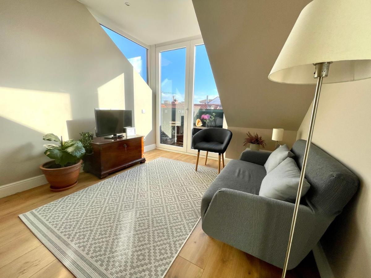 Ferienwohnung Atico Marques Vistas Al Mar - Garaje Opcional Gijón Exterior foto